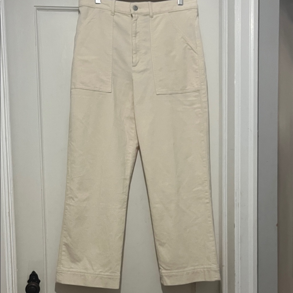 Club Monaco White Corduroy Pants